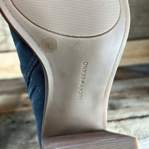 Lucky Brand Pellyon Heeled Bootie - Gray - 7.5 - New without box - Picture 8 of 8